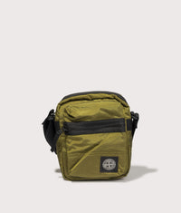 Coated Nylon Metal in Econyl® Crossbody Bag: V005R Cactus 