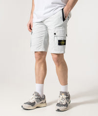 Slim Fit Cargo Bermuda Shorts: V0041 Sky Blue 
