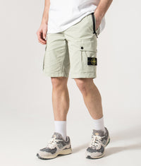 Slim Fit Cargo Bermuda Shorts: V0055 Sage 