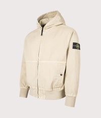 Panama ‘Old’ Effect Zip Through Jacket: V019A Desert Sand 