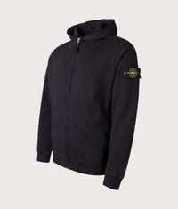 Malfilé ‘Old’ Treatment Full Zip Hoodie: V0029 Black 