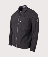 Nylon Metal in ECONYL® Overshirt: V0029 Black 