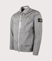 Nylon Metal in ECONYL® Overshirt: V0061 Pearl Grey 