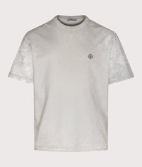 Reflective Compass Badge T-Shirt: V0041 Sky Blue 