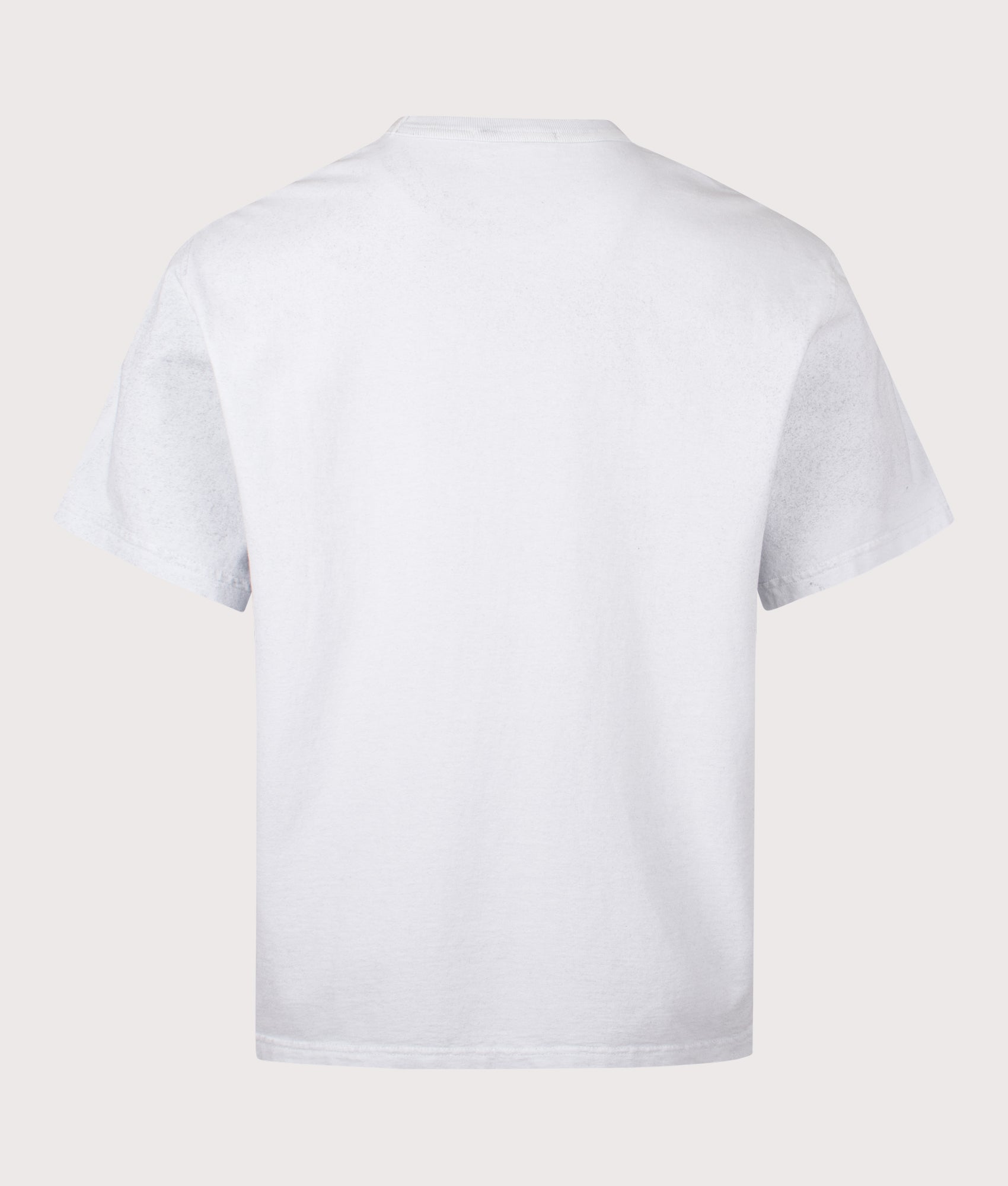 Stone Island Reflective Compass Badge T-Shirt in Sky Blue at EQVVS Menswear. Back shot.
