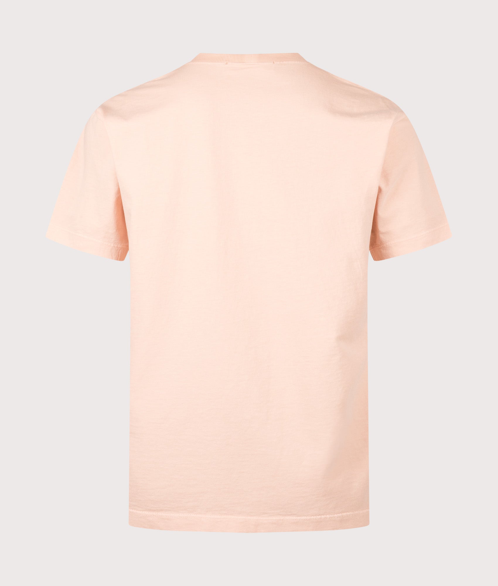 Compass Patch T-Shirt in Chalk Pink | 100% Cotton | Stone Island | EQVVS | Back shot 