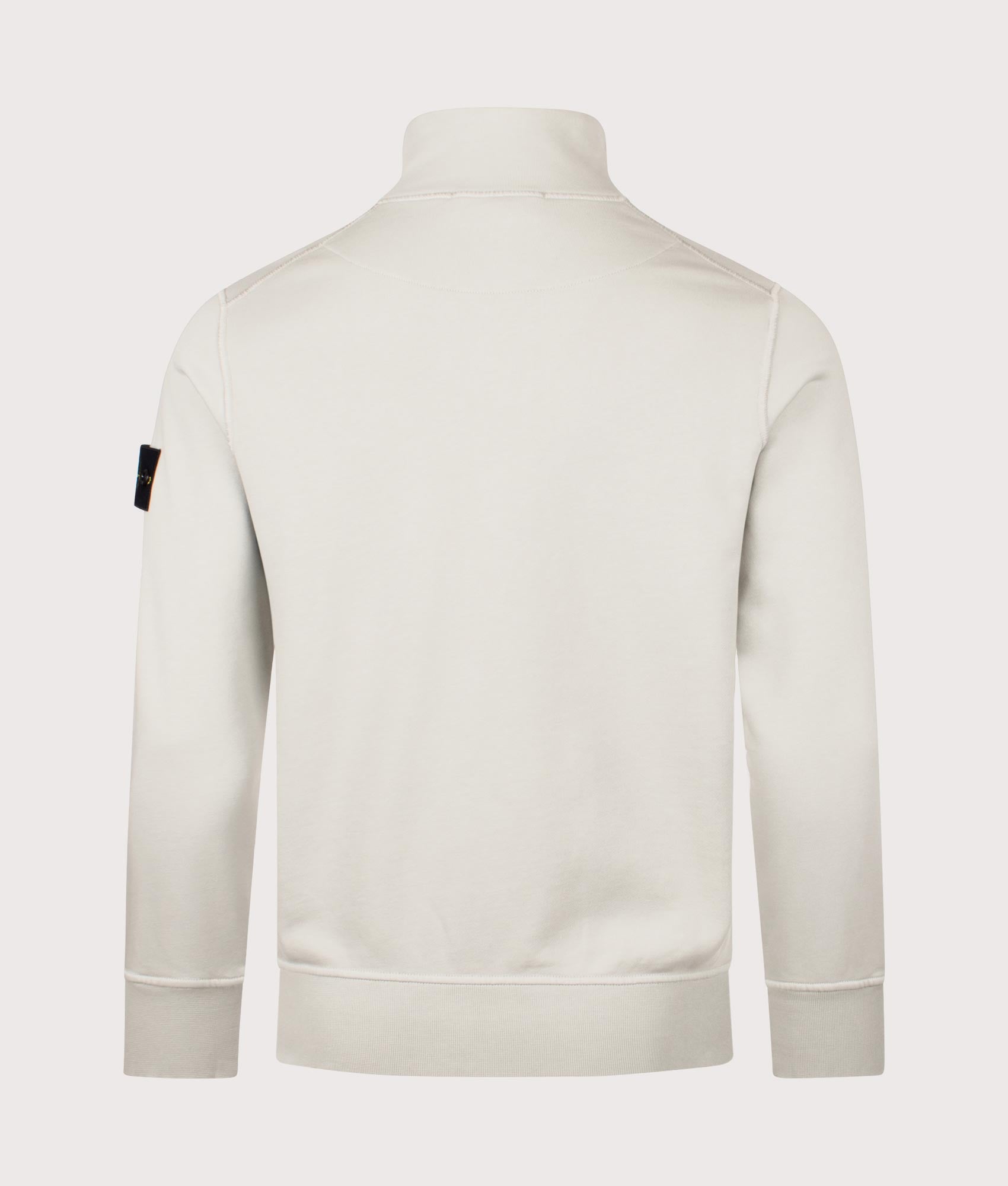 Organic Cotton Track Jacket in Pearl Grey | Stone Island | EQVVS | Back shot 