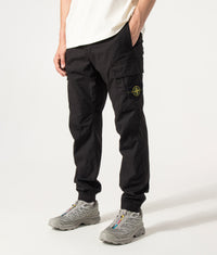 Regular Tapered Fit Cargo Pants: V0029 Black 