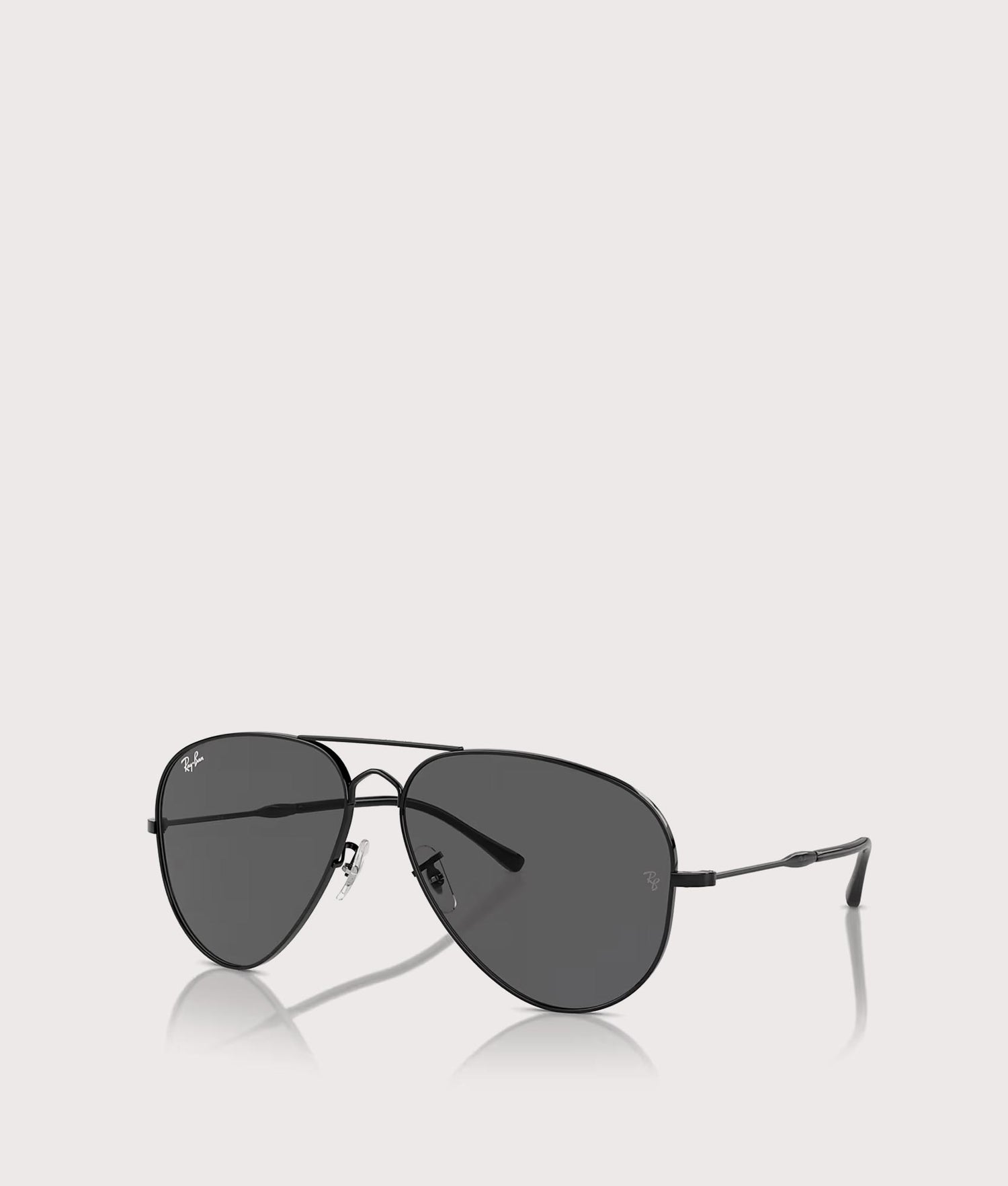 Old Aviator Sunglasses in Polished Black Ray Ban EQVVS