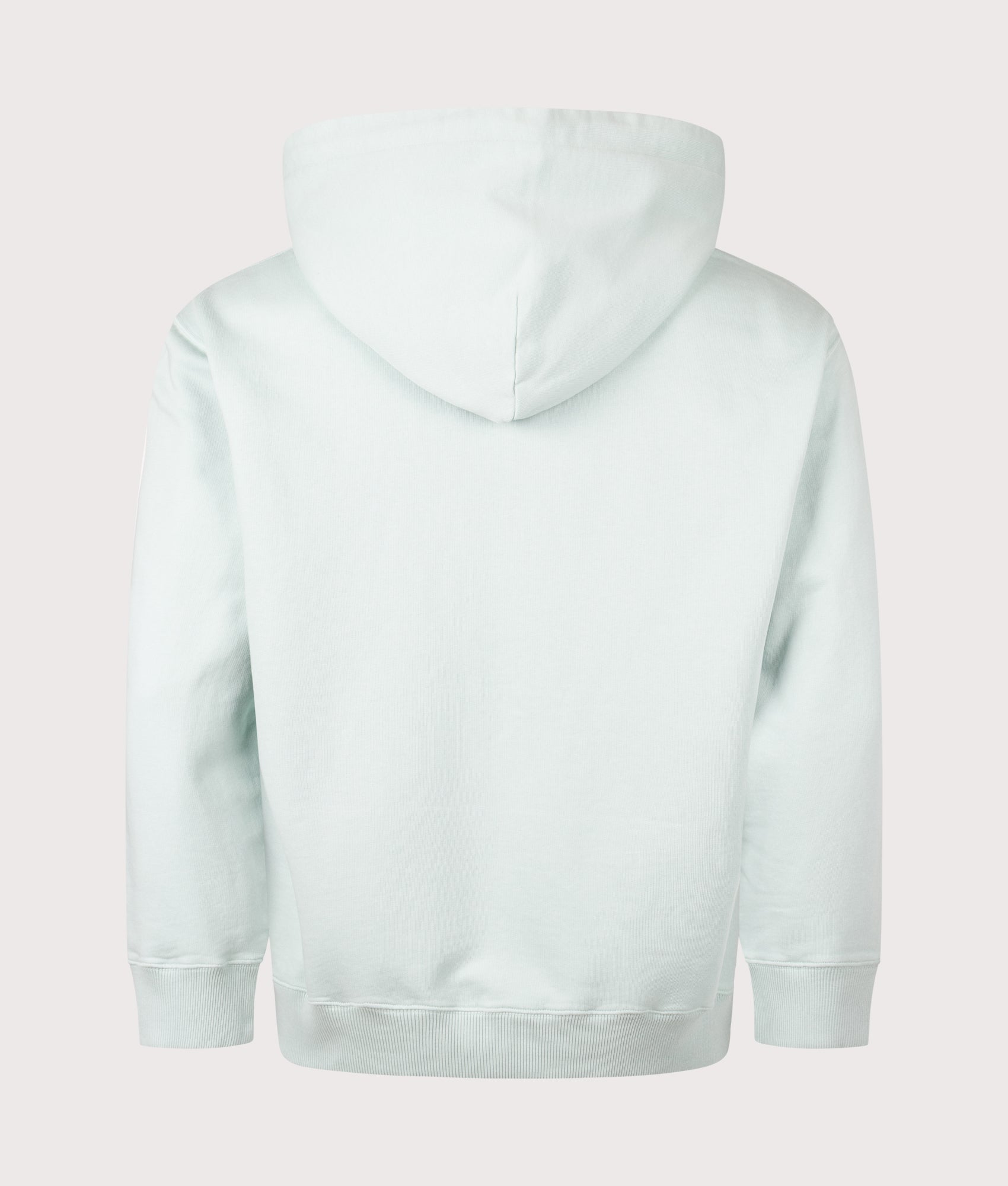 MM6 Maison Margiela Numeric Sweatshirt in Light Turquoise at EQVVS Menswear. Back shot.