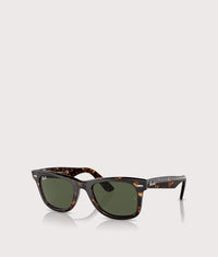 Original Wayfarer Bio-Based Sunglasses: 135931 Polished Havana-Green Lens 