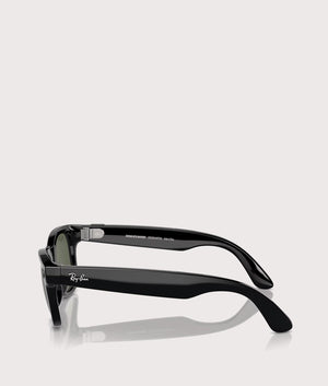 Meta Wayfarer Sunglasses. Shot by EQVVS. Side shot.