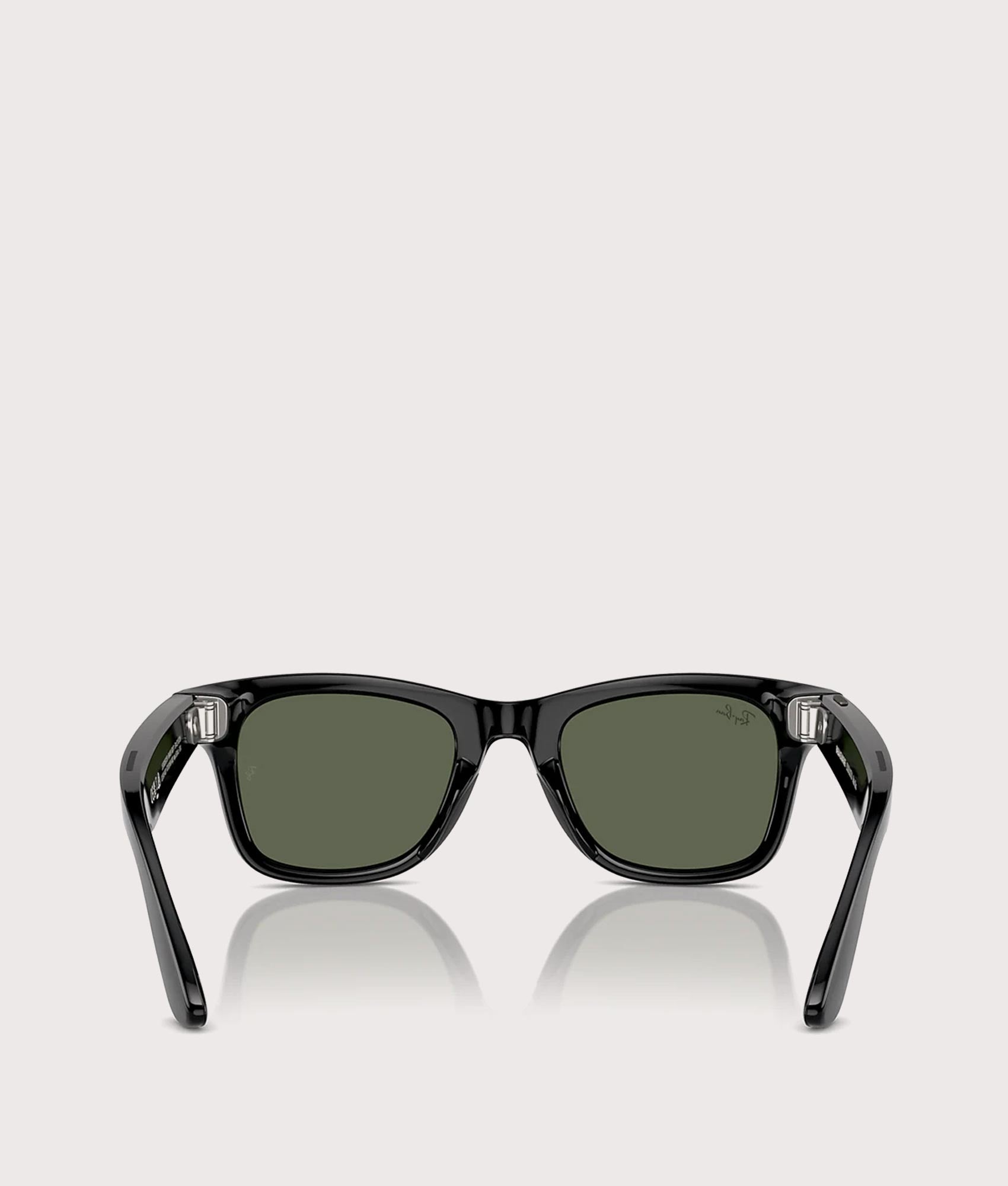 Meta Wayfarer Sunglasses. Shot by EQVVS. Back shot.