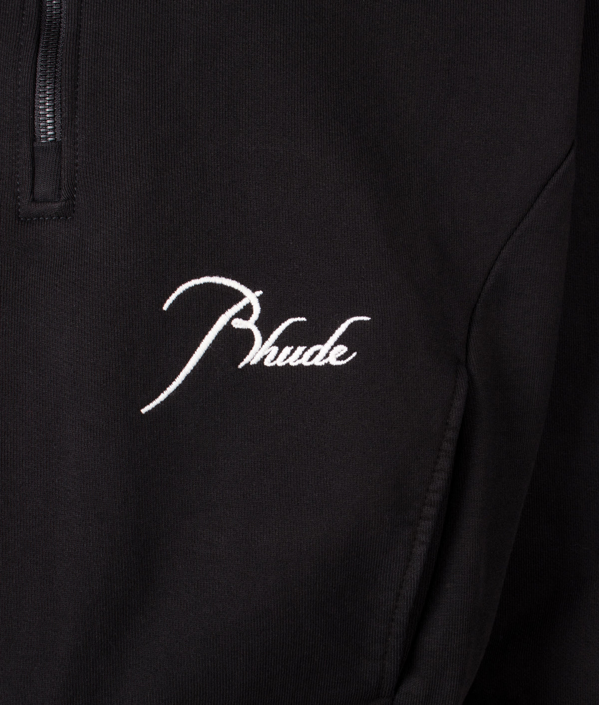 Relaxed Cropped Fit Classique Quarter Zip Sweatshirt