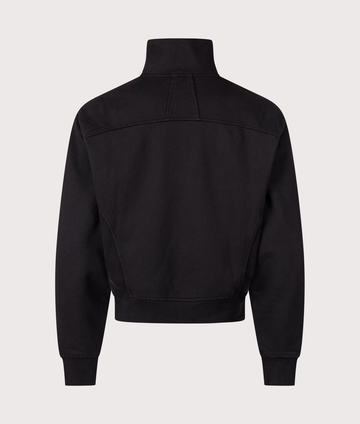 Relaxed Cropped Fit Classique Quarter Zip Sweatshirt