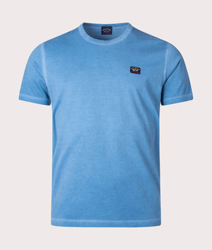Garment-Dyed-Overdye-T-Shirt-Dark-Blue-Paul-&-Shark-EQVVS