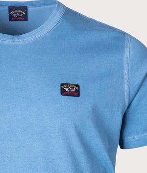 Garment-Dyed-Overdye-T-Shirt-Dark-Blue-Paul-&-Shark-EQVVS