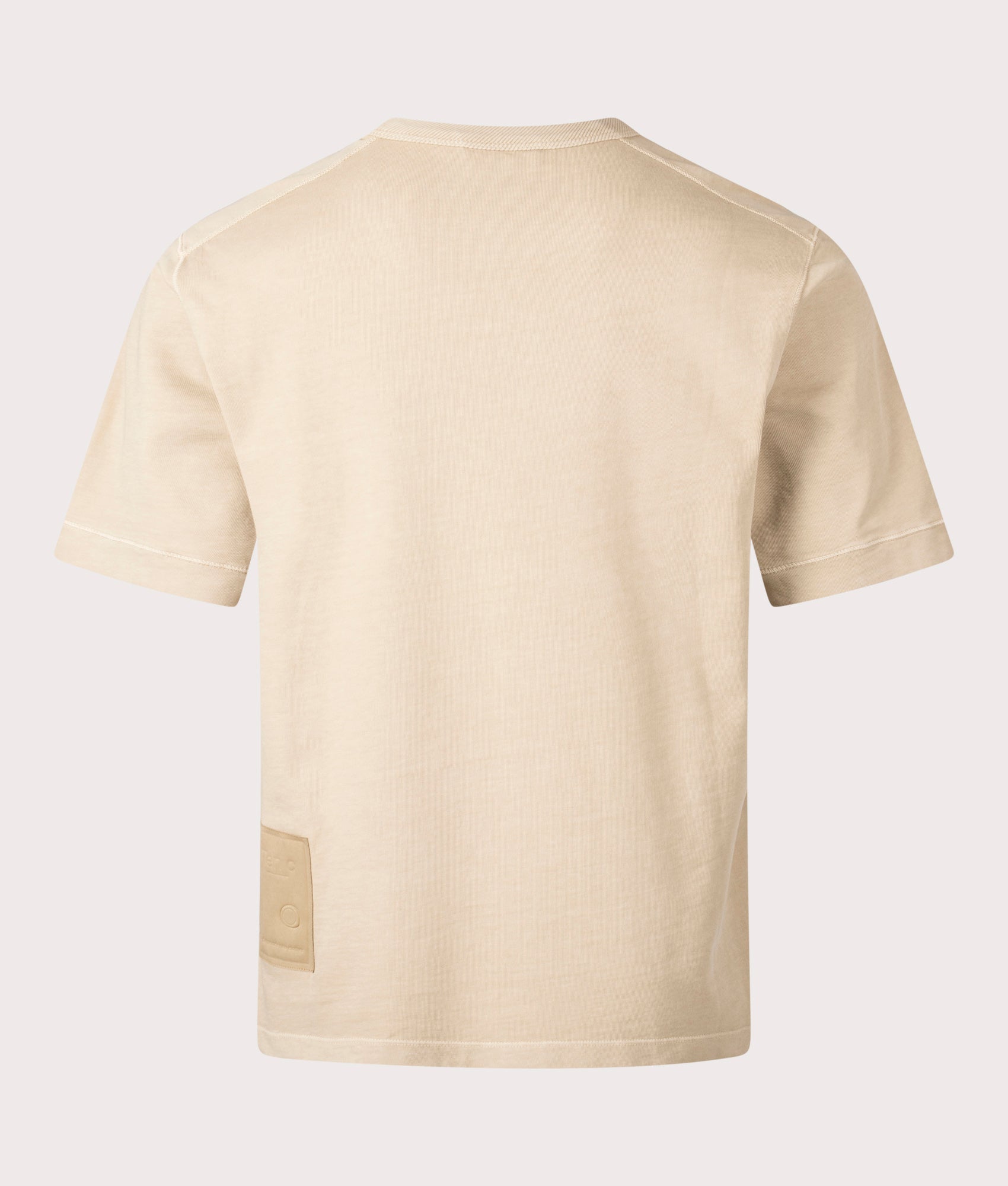 Ten c Mineral Garment Dyed T-Shirt, 100% Cotton in Terracotta at EQVVS. Back shot. 