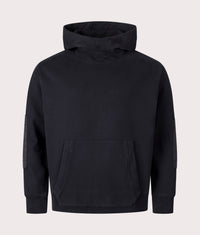 Felpa Chiusa Cappuccio Hoodie: 999 Black 