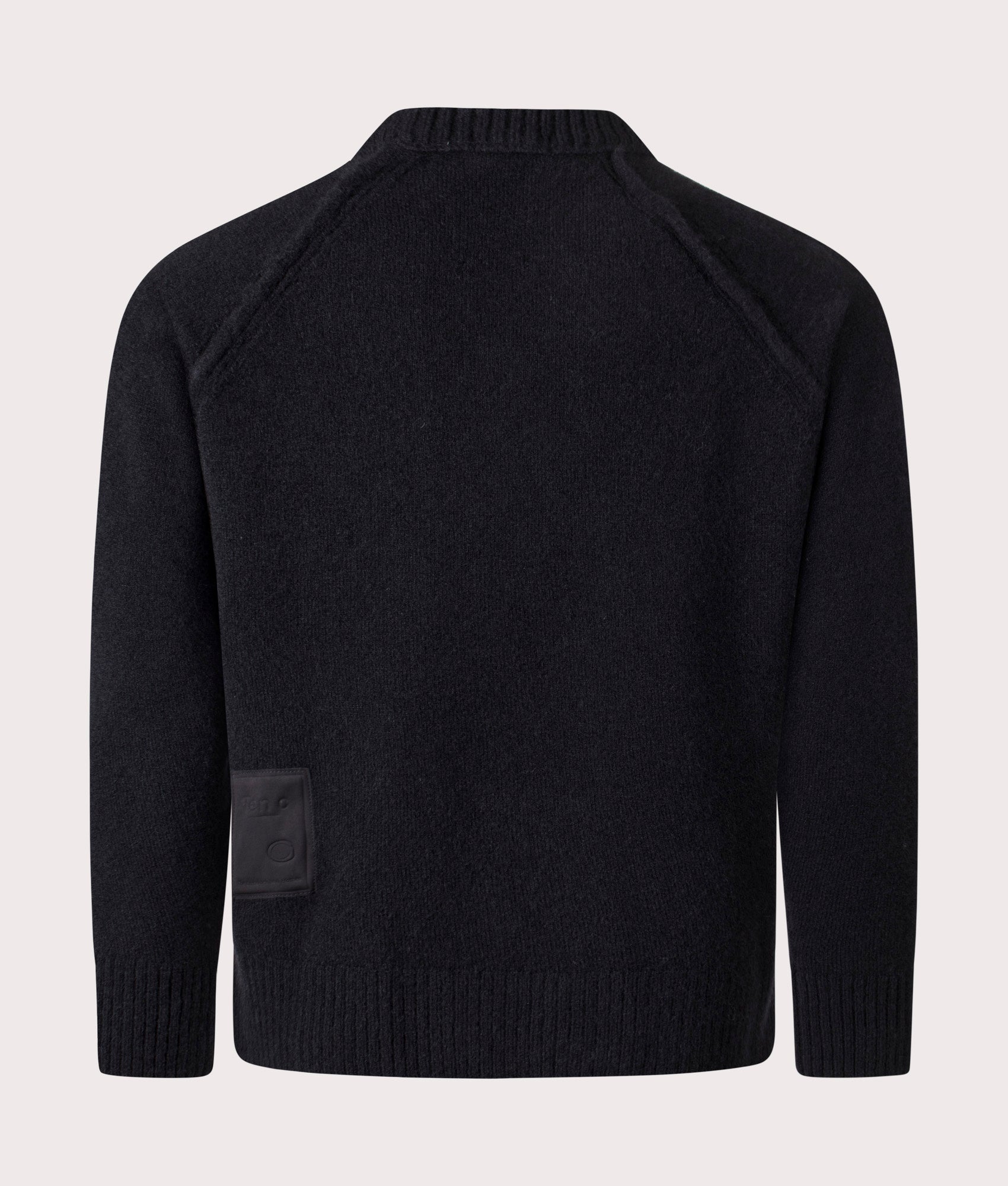Maglieria Girocollo Jumper by Ten c in Black. Shot by EQVVS. Back shot.