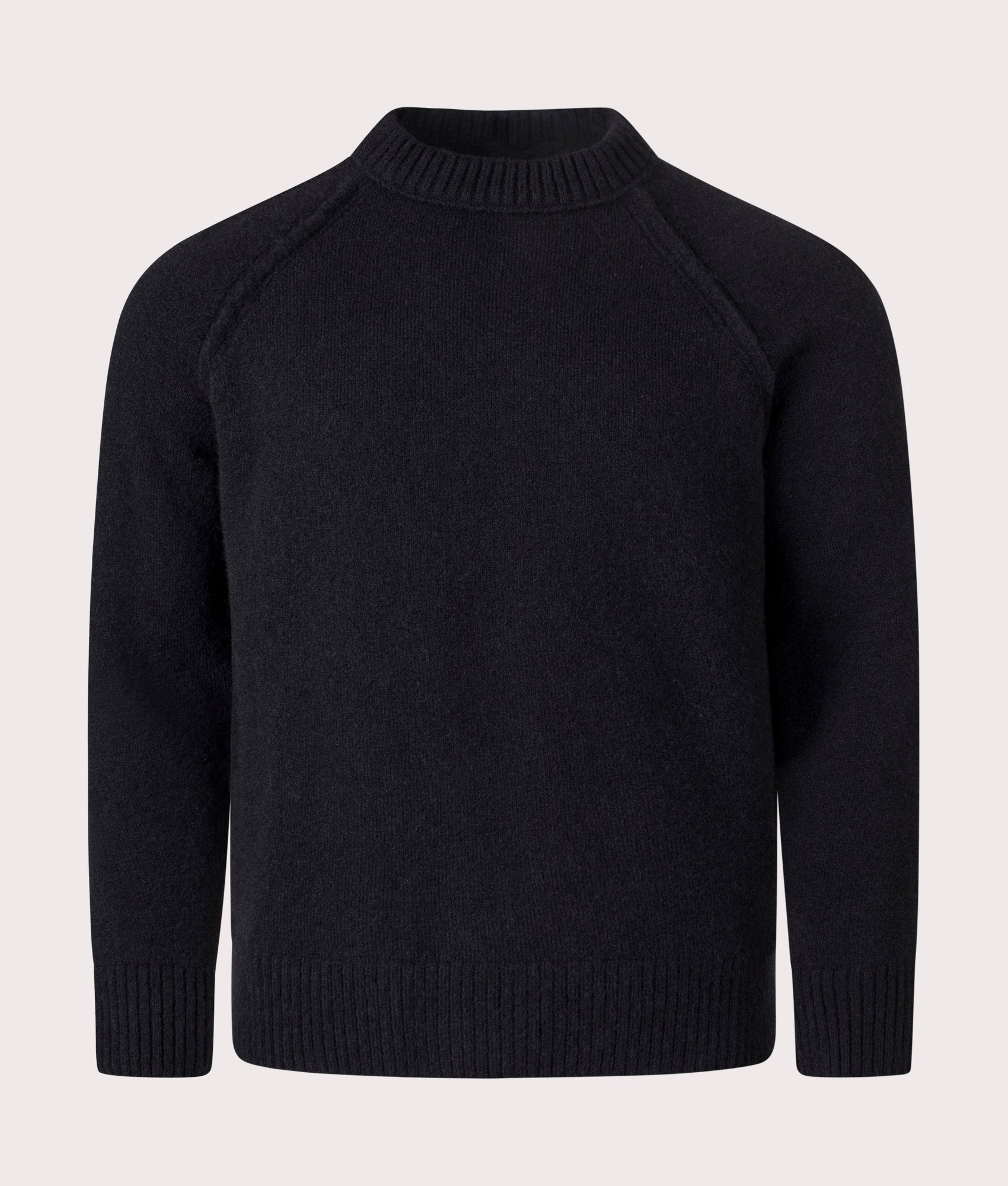 Maglieria Girocollo Jumper by Ten c in Black. Shot by EQVVS. Front shot.