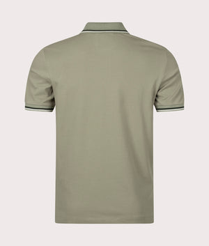 Eagle Logo Polo Shirt Salvia Emporio Armani EQVVS Back