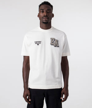 Graphic-Logo-T-Shirt-Vaniglia-Emporio-Armani-EQVVS