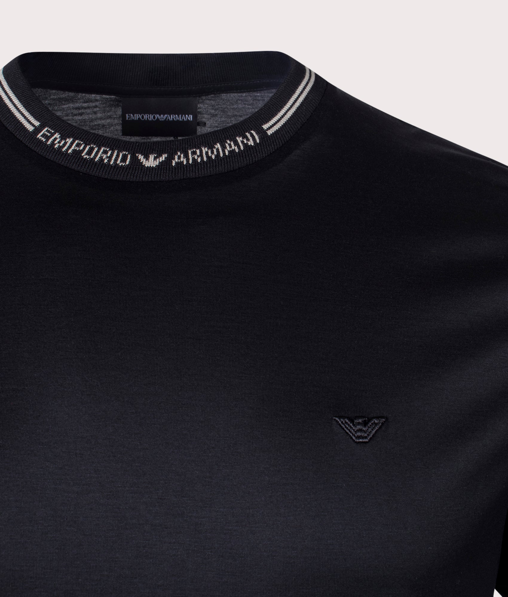 Logo-Taped-Crew-Neck-T-Shirt-Black-Emporio-Armani-EQVVS