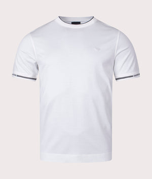 Logo-Taped-Sleeves-T-Shirt-White-Emporio-Armani-EQVVS