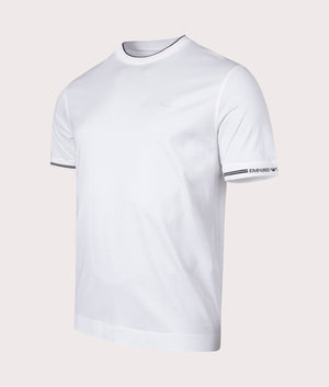 Logo-Taped-Sleeves-T-Shirt-White-Emporio-Armani-EQVVS