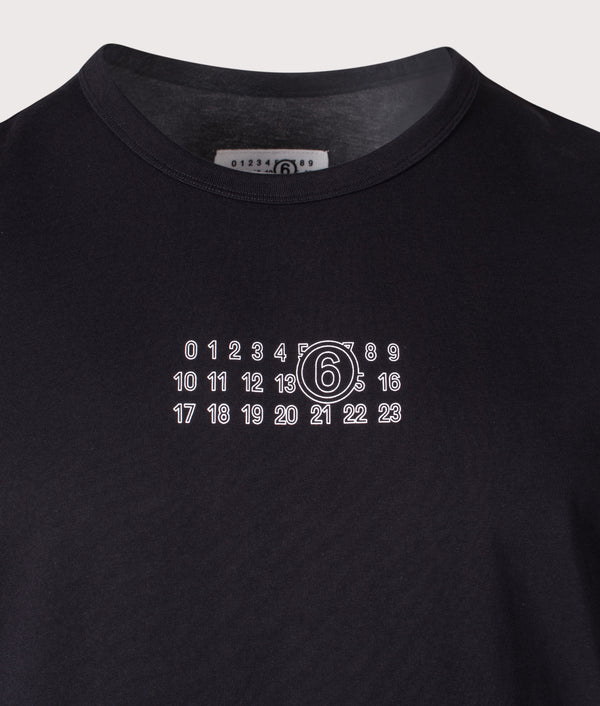 Numeric T-Shirt in Black | MM6 Maison Margiela | EQVVS