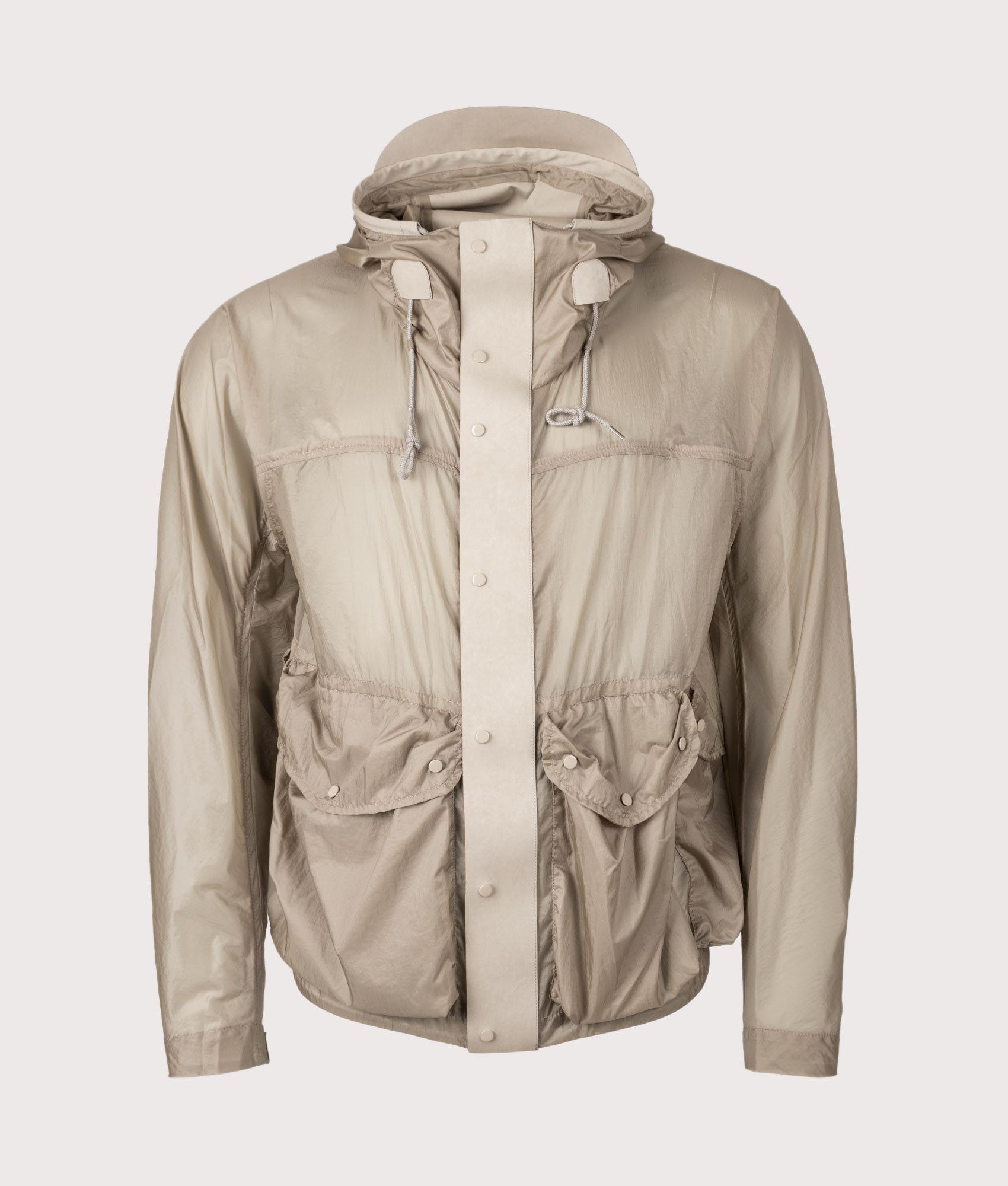Skye Ten Anorak Jacket in Taupe Pillido | Ten C | EQVVS | Front shot 