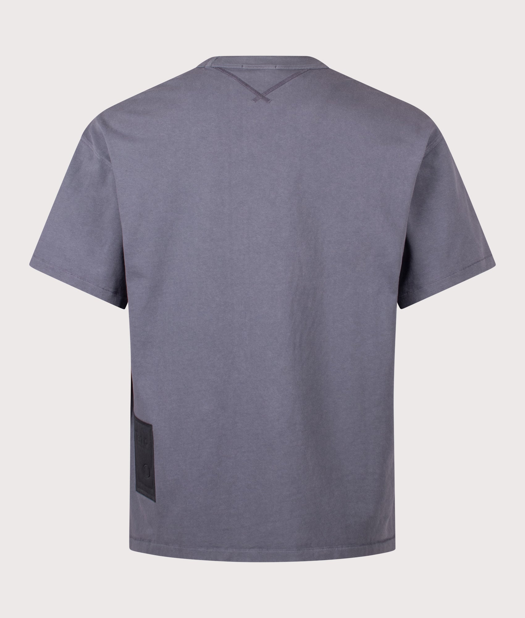 Ten c Light Marmo Dyed T-Shirt in Carbon Grey at EQVVS Menswear. Back shot.