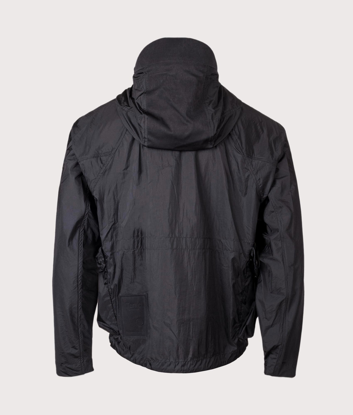 Skye Ten Anorak Jacket by Ten c in Black. Shot by EQVVS. Back shot.