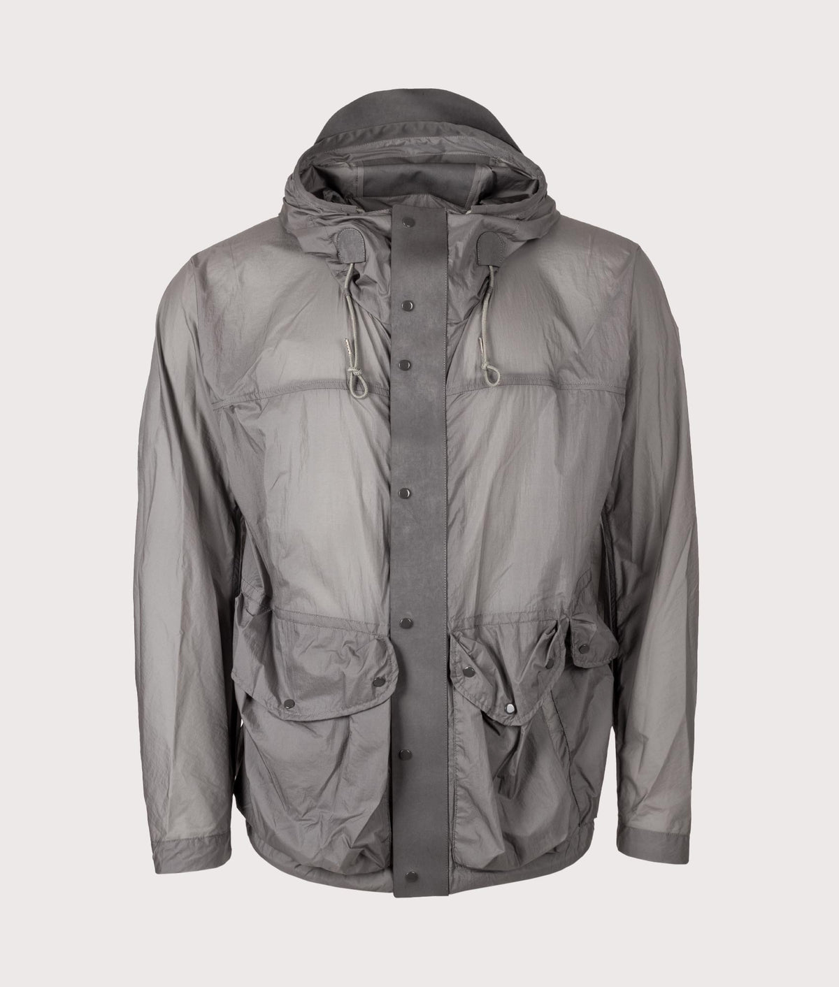 Skye Ten Anorak Jacket by Ten c in Iron Grey. Shot by EQVVS. Front shot.