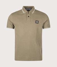 Slim Fit Organic Cotton Polo Shirt: V005G Military Green 
