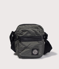 Coated Nylon Metal in Econyl® Crossbody Bag: V0059 Musk 