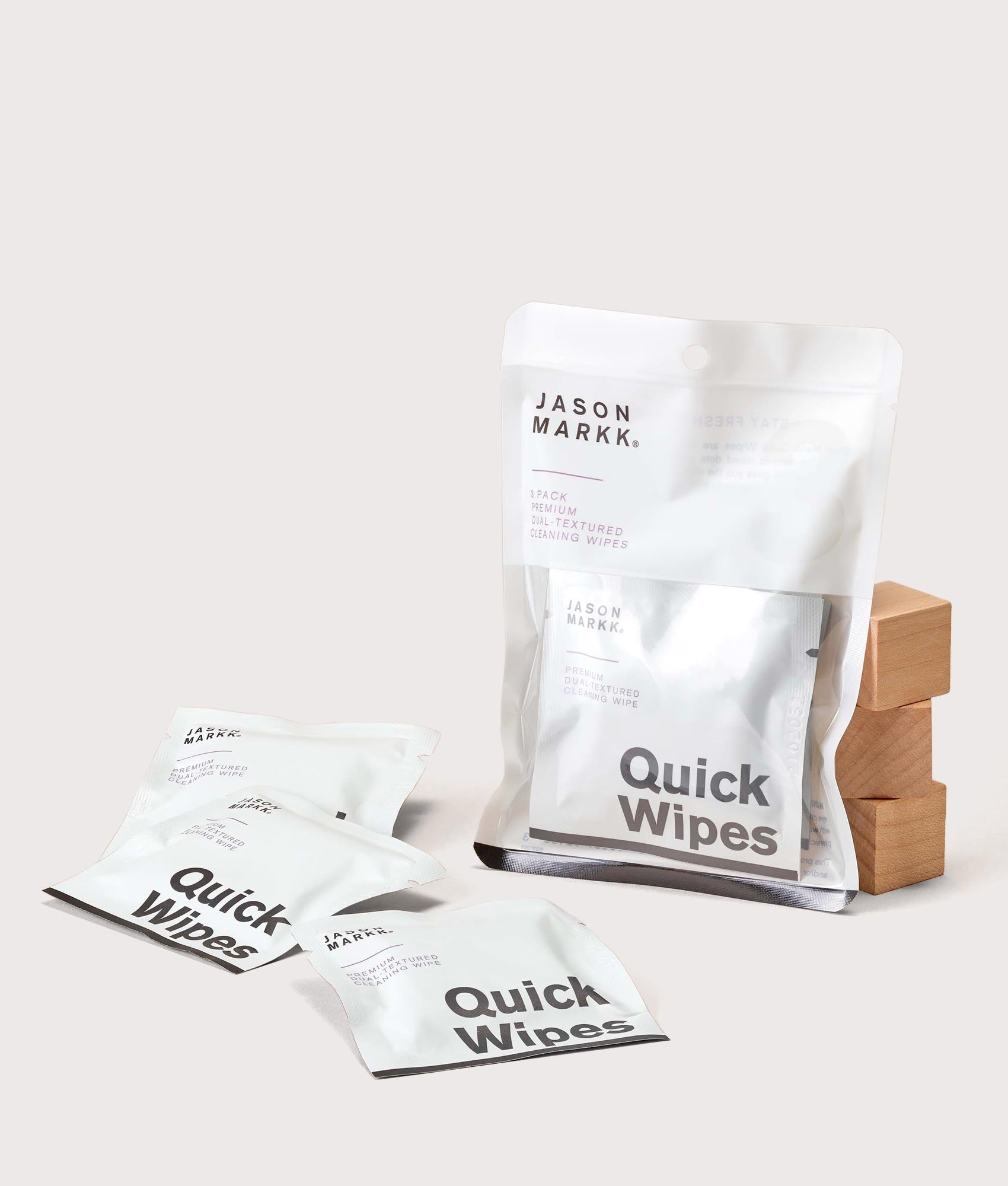 Jason Markk Quick wipes.