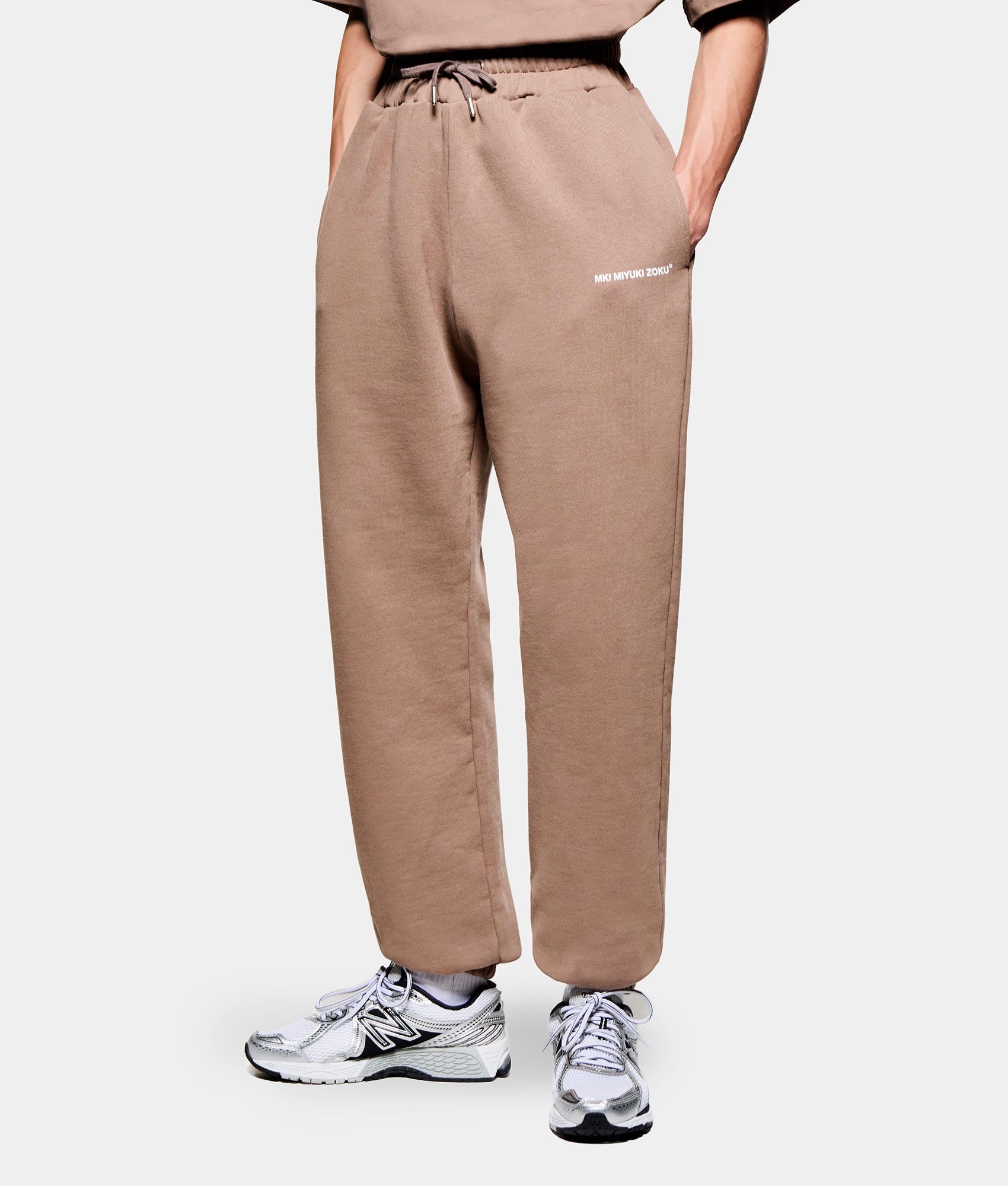Uniform Joggers. Shot by EQVVS. Side angled model shot.
