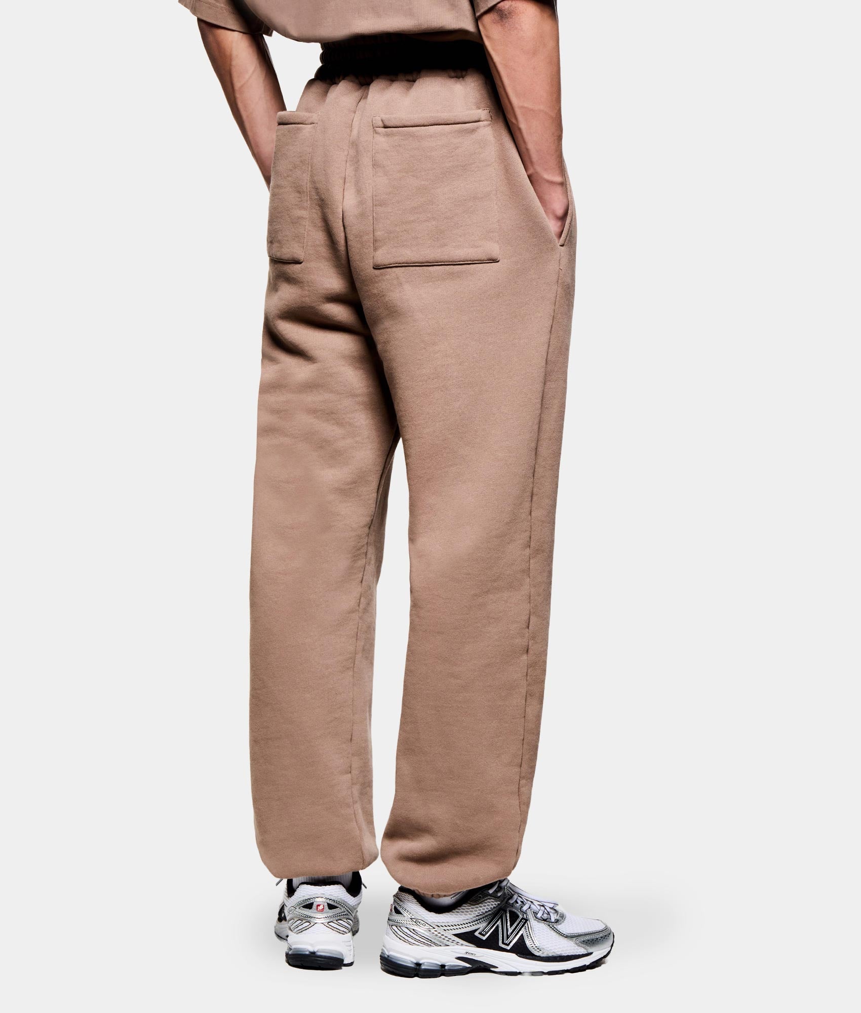 Uniform Joggers. Shot by EQVVS. Back model shot.