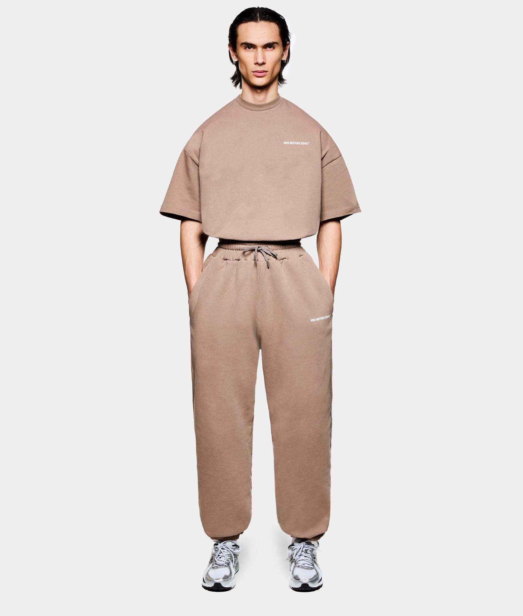 Uniform Joggers. Shot by EQVVS. Front model shot.