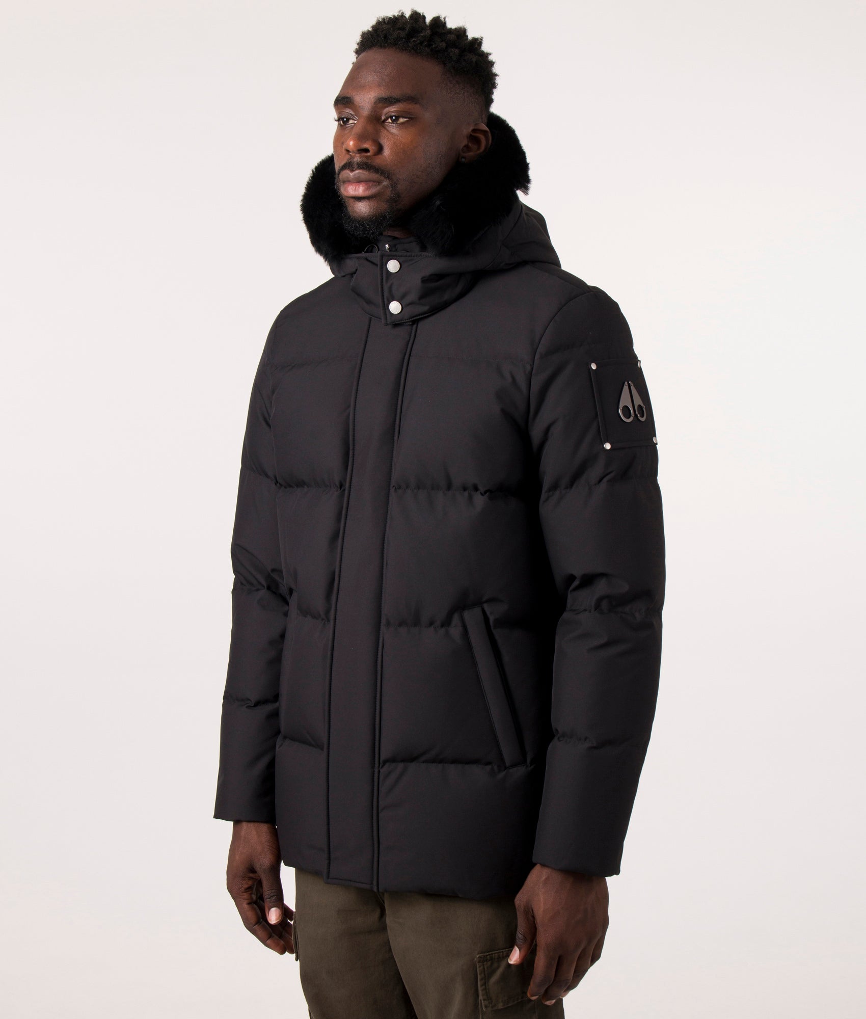 Cloud 3Q Neoshear - Black -Moose Knuckles - EQVVS - Angle 