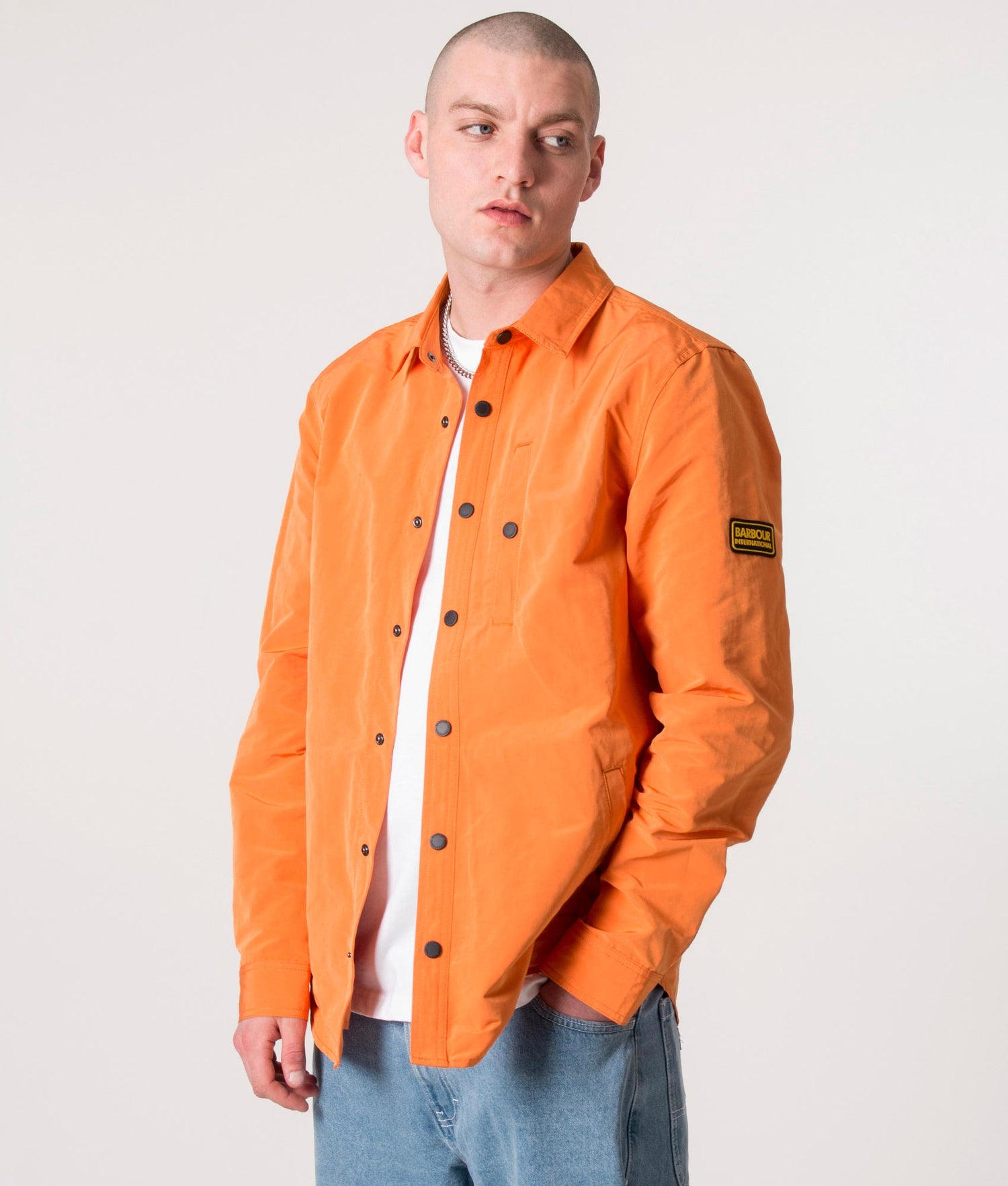 BARBOUR Hordon Overshirt in Navy | endource