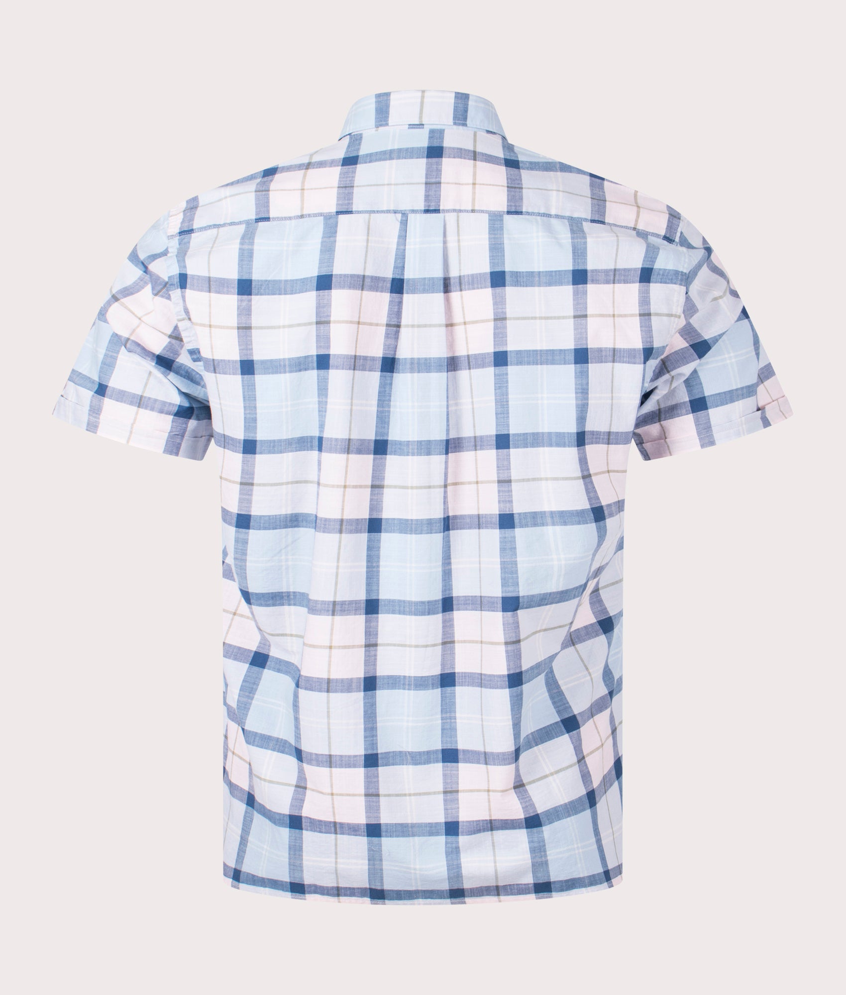 Short-Sleeve-Gordon-Summer-Shirt-Pink-Salt-Tartan-Barbour-Lifestyle-EQVVS