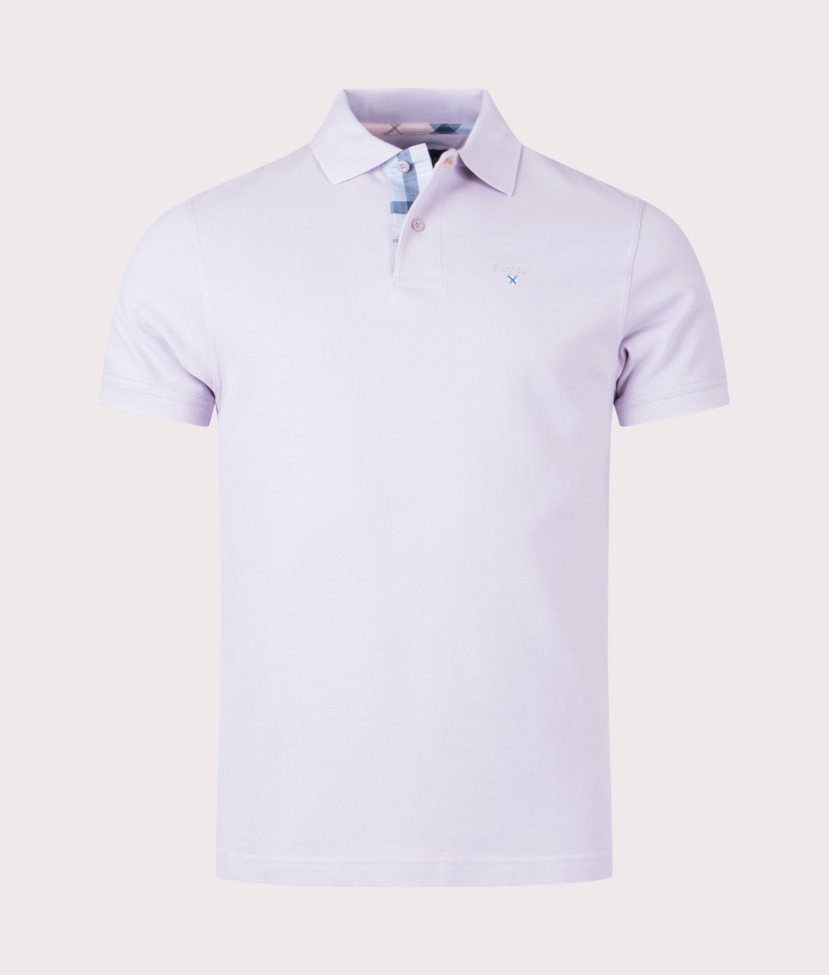 Tartan-Placket-Pique-Polo-Shirt-Thistle-Barbour-Lifestyle-EQVVS