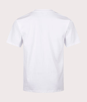 One On One T-Shirt in White by Market. EQVVS Back Angle Shot.