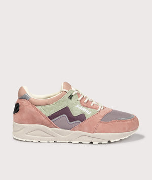 Aria 95 in Warm Taupe/Fig | KARHU | EQVVS | Side shot 