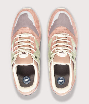 Aria 95 in Warm Taupe/Fig | KARHU | EQVVS | Top shot 