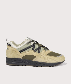 Fusion 2.0 Sneakers in Pale Olive/Jet Black | KARHU | EQVVS | Side shot 