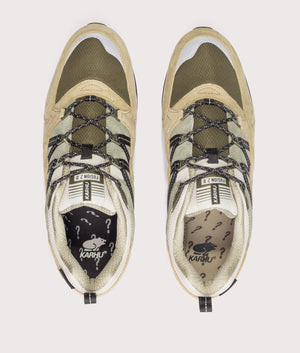 Fusion 2.0 Sneakers in Pale Olive/Jet Black | KARHU | EQVVS | Top shot 